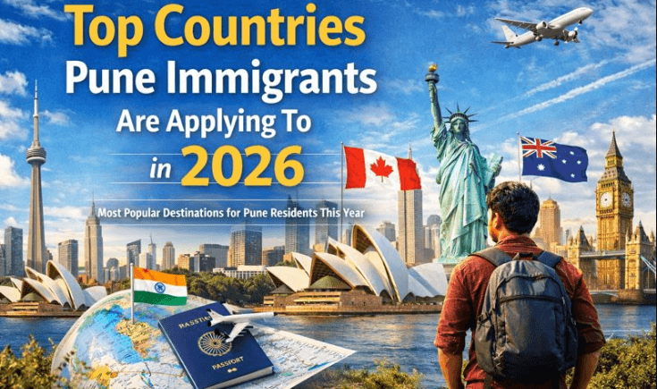 Top Countries Pune Immigrants Are Applying